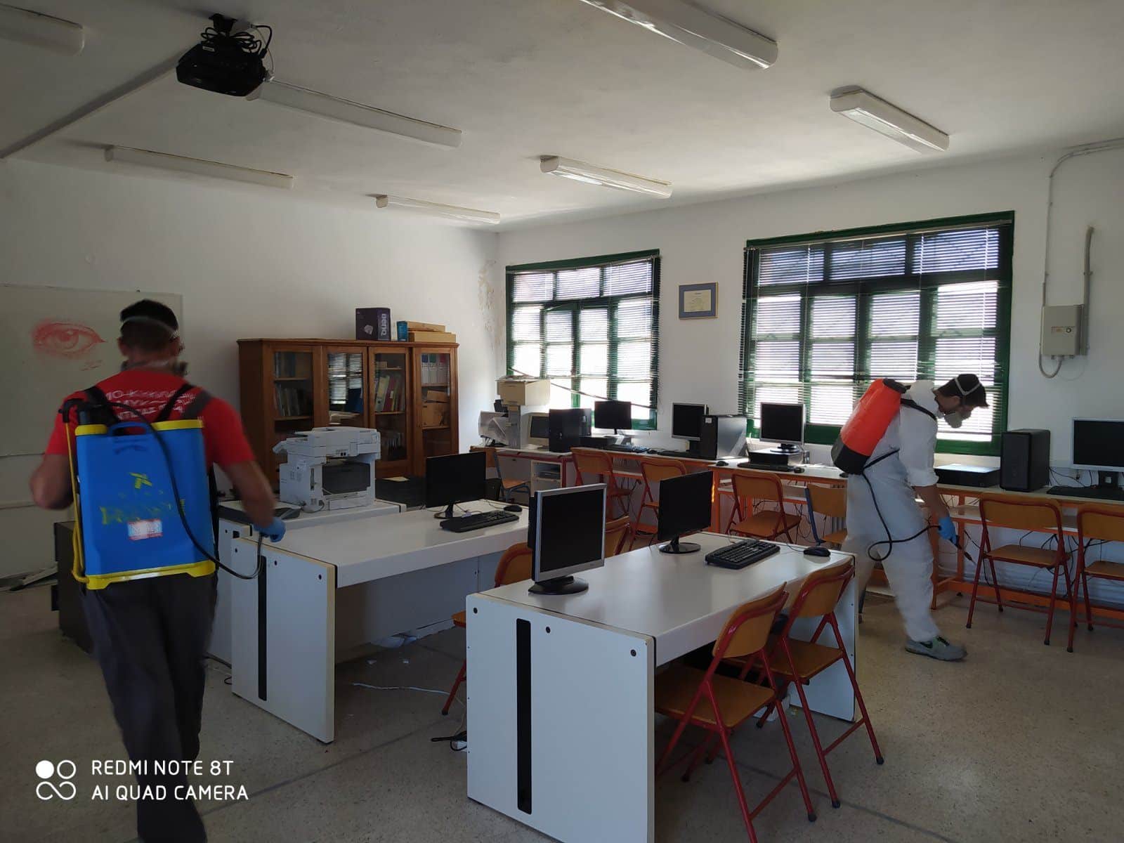 Απολυμάνσεις των σχολικών κτιρίων ξεκίνησε ο Δήμος Πάρου