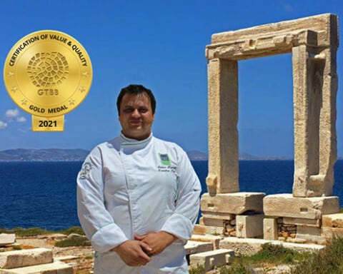 Ο Νάξιος σεφ Στέλιος Κορρές βραβεύτηκε από το «Greek Taste Beyond Borders”