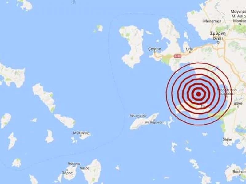 ΕΚΑΚΤΟ: ΣΟΚ! Ο σεισμός είναι 6,6 ρίχτερ στη Σάμο