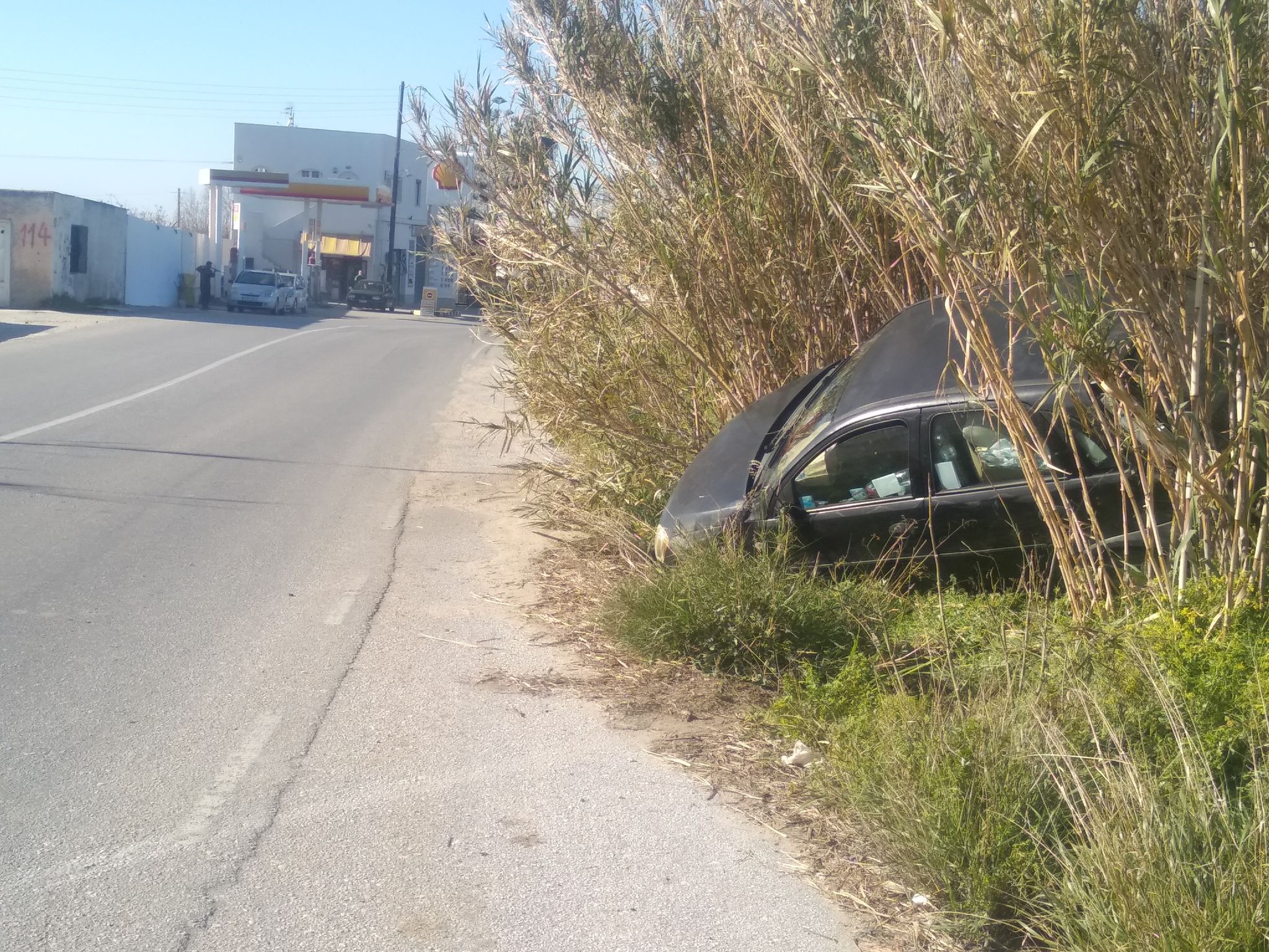 Νάξος: Εκτροπή Ι.Χ. οχήματος στον δρόμο Χώρας - Γαλανάδου. Η οδηγός δεν τραυματίστηκε...