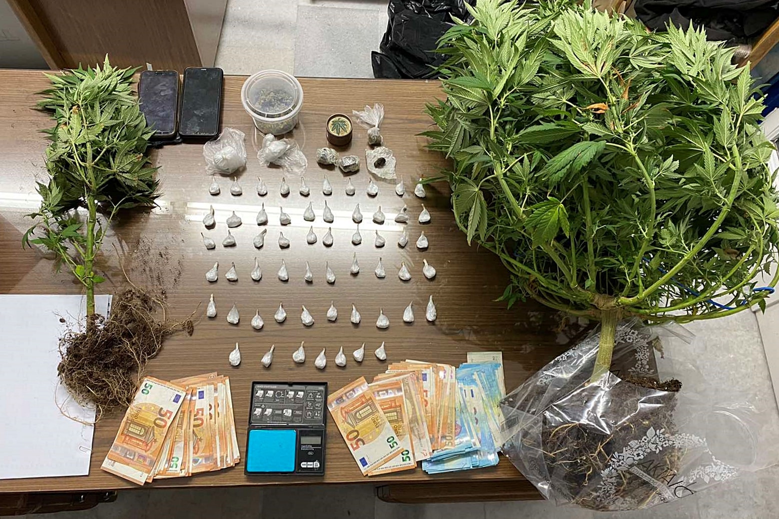 Συνελήφθησαν δύο για διακίνηση κοκαΐνης και κάνναβής και καλλιέργεια κάνναβης στην Αμοργό