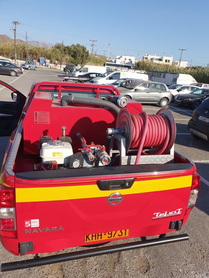 Υδροφόρο πυροσβεστικό όχημα στον Δήμο Νάξου & Μικρών Κυκλάδων