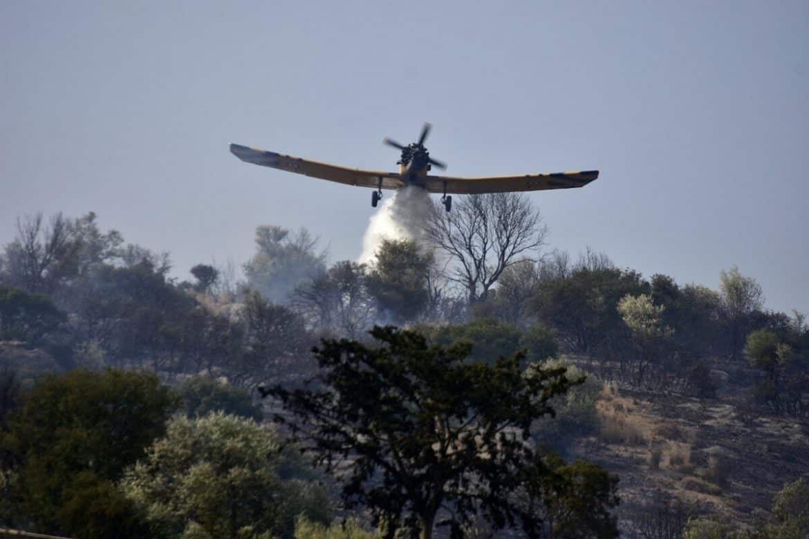 Κατέπεσε πυροσβεστικό αεροπλάνο που επιχειρούσε κατάσβεση φωτιάς στην Ζάκυνθο