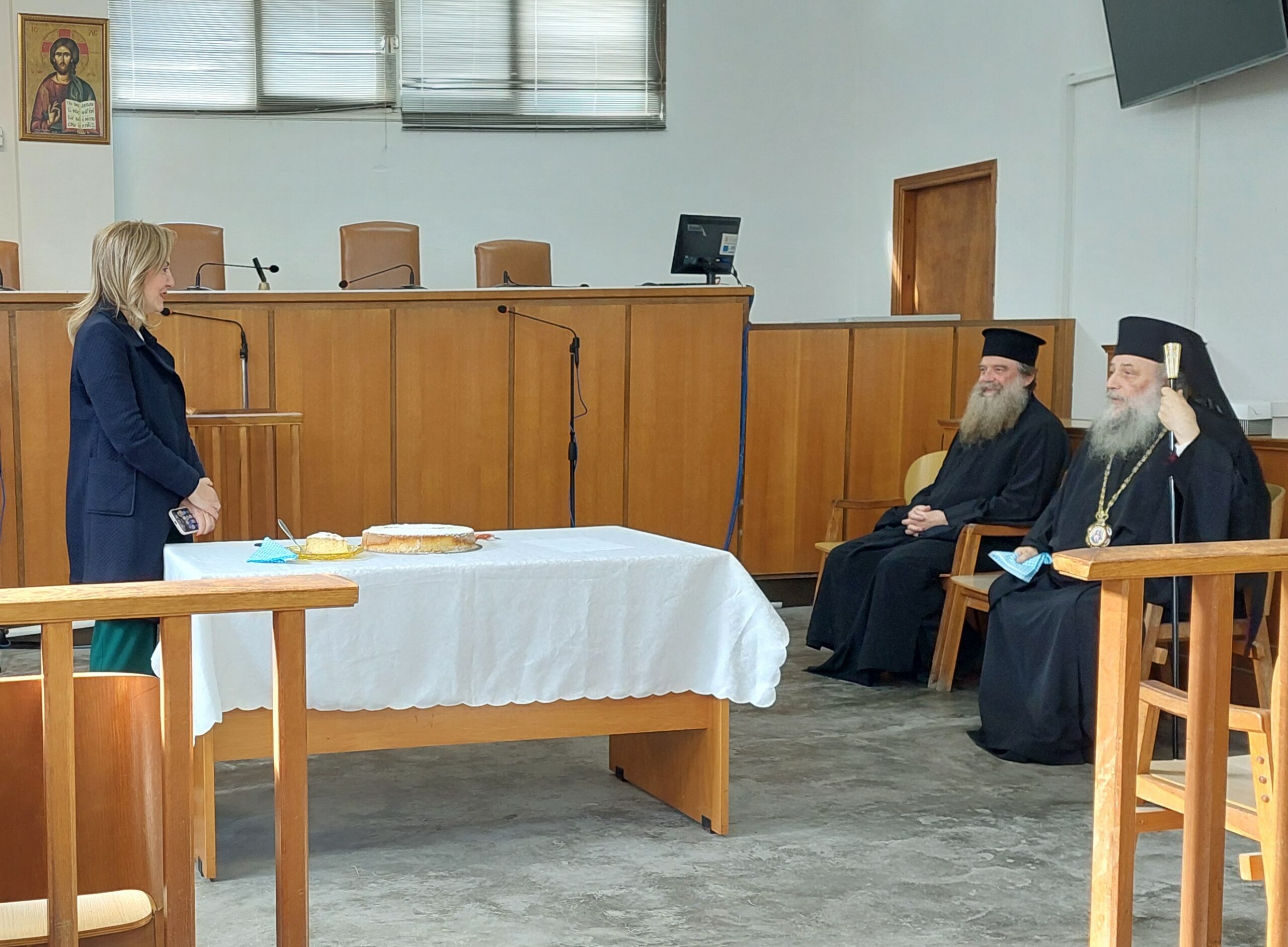 Την αγιοβασιλόπιτα του Δικηγορικού Συλλόγου Νάξου, ευλόγησε ο Επίσκοπος Παροναξίας Καλλίνικος
